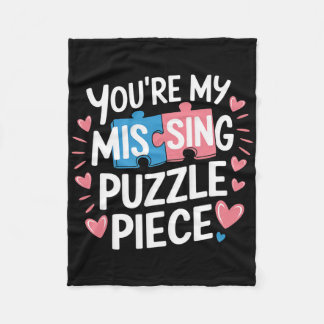 You're My Missing Puzzle Piece Valentine Matching  Fleecedecke
