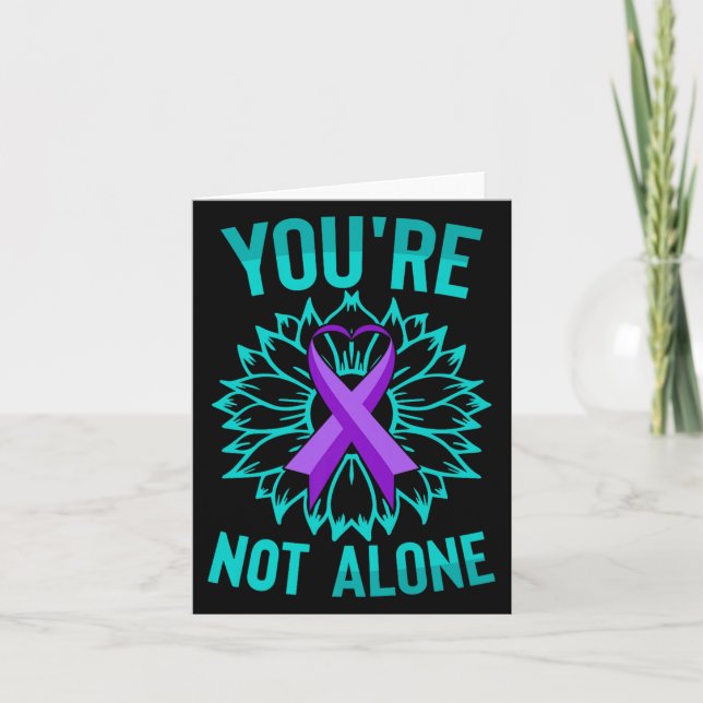 Youre Not Alone Premium  Karte (Vorderseite)