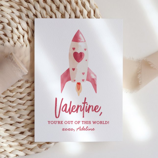 You're Out of This World Space Kids Valentines Day Mitteilungskarte (Von Creator hochgeladen)