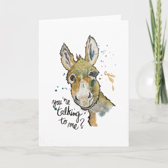 You're talking to me? karte (Vorderseite)