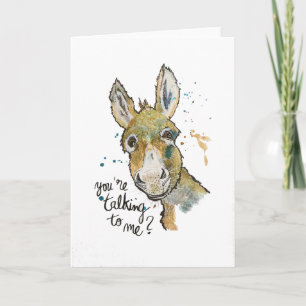 You're talking to me? karte