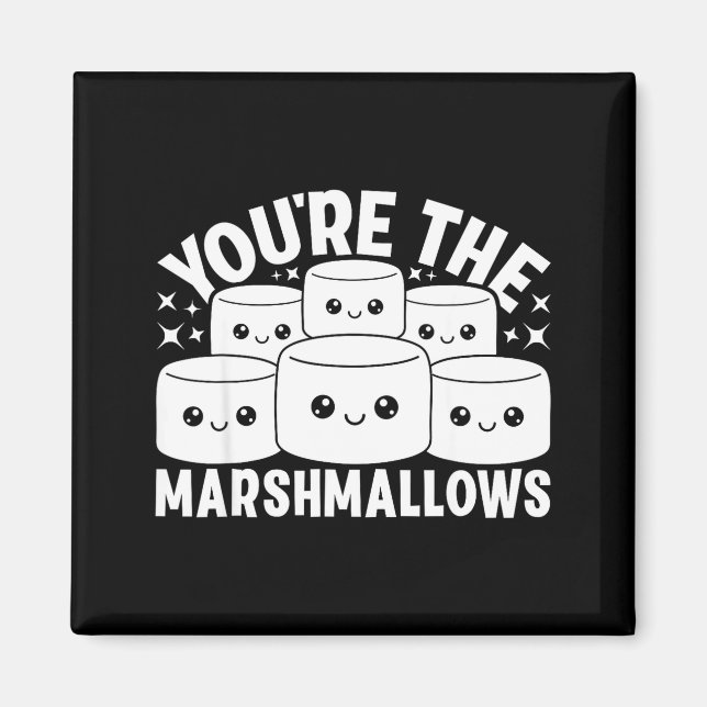 You're The Marshmallows To My Hot Cocoa Valentine' Magnet (Vorne)