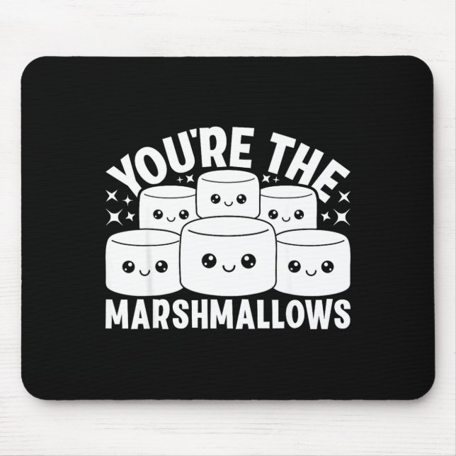 You're The Marshmallows To My Hot Cocoa Valentine' Mousepad (Vorne)