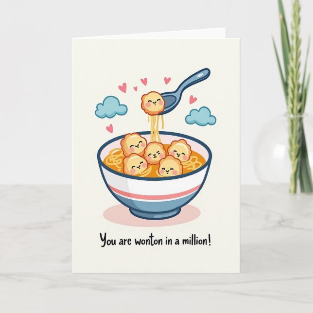Youre Wonton In A Million Card Karte (Vorderseite)