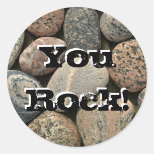 YouRock! Runder Aufkleber