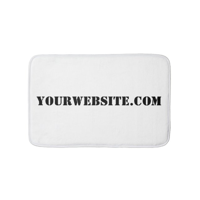 YourWebSite.com Badematte (Vorderseite)