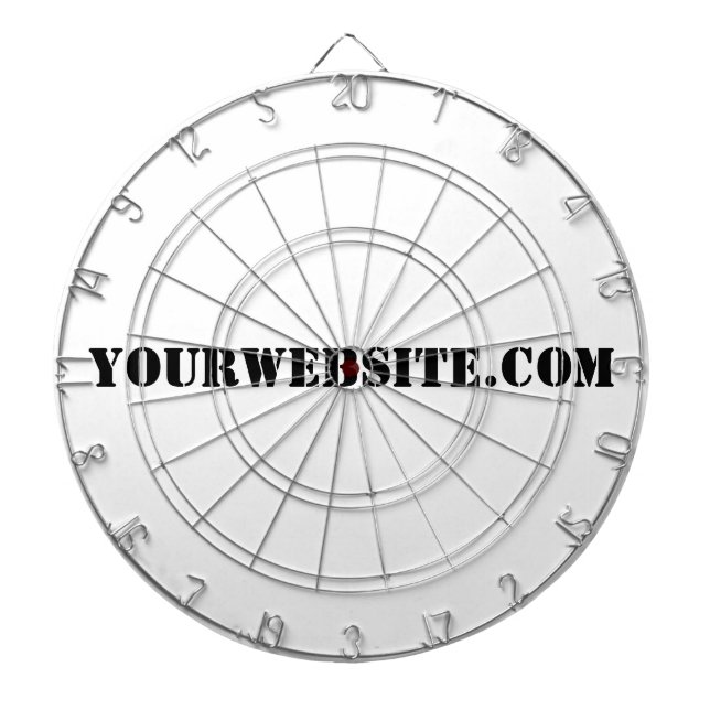 YourWebSite.com Dartscheibe (vorne)