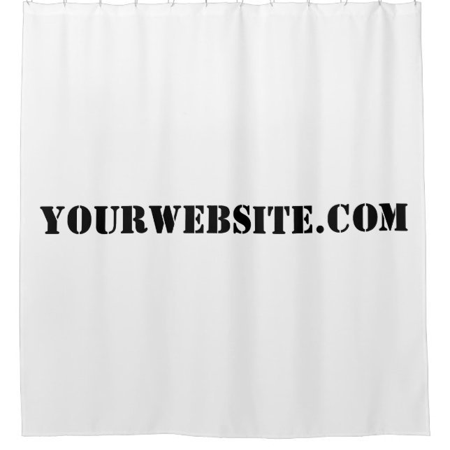 YourWebSite.com Duschvorhang (Vorderseite)