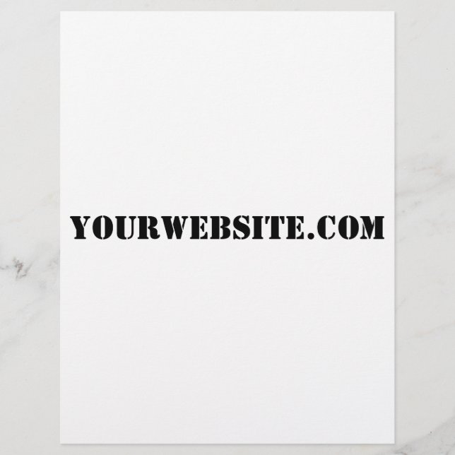 YourWebSite.com Flyer (Vorne)