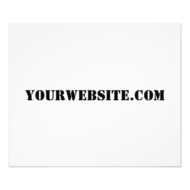 YourWebSite.com Fotodruck (Vorne)