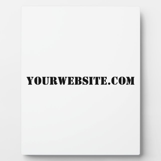 YourWebSite.com Fotoplatte (Vorderseite)
