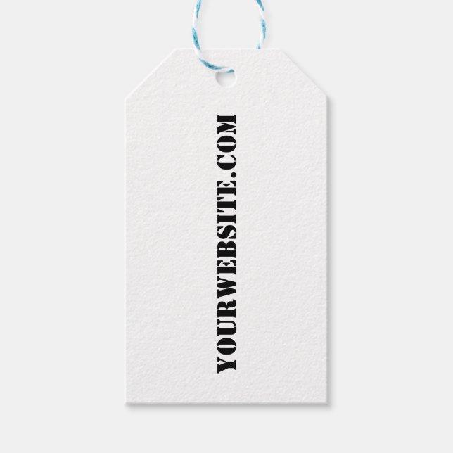 YourWebSite.com Geschenkanhänger (Vorderseite)