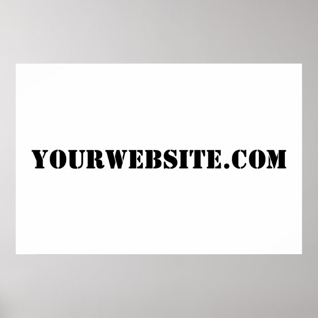 YourWebSite.com Poster (Vorne)