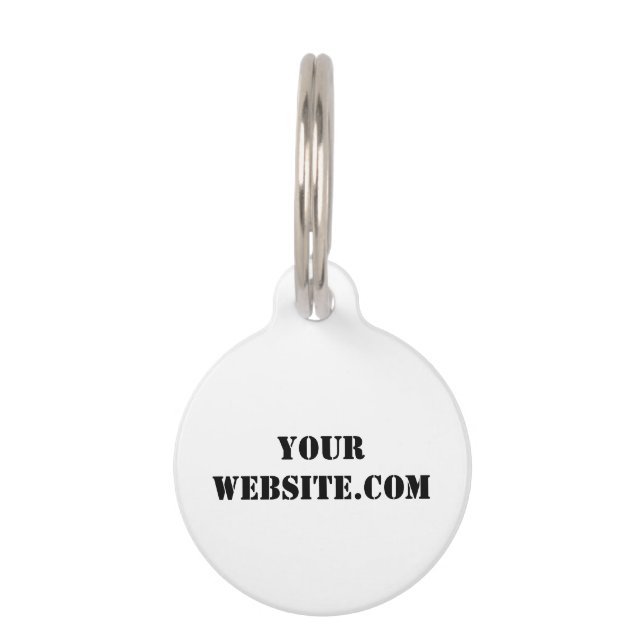 YourWebSite.com Tiermarke (Vorderseite)