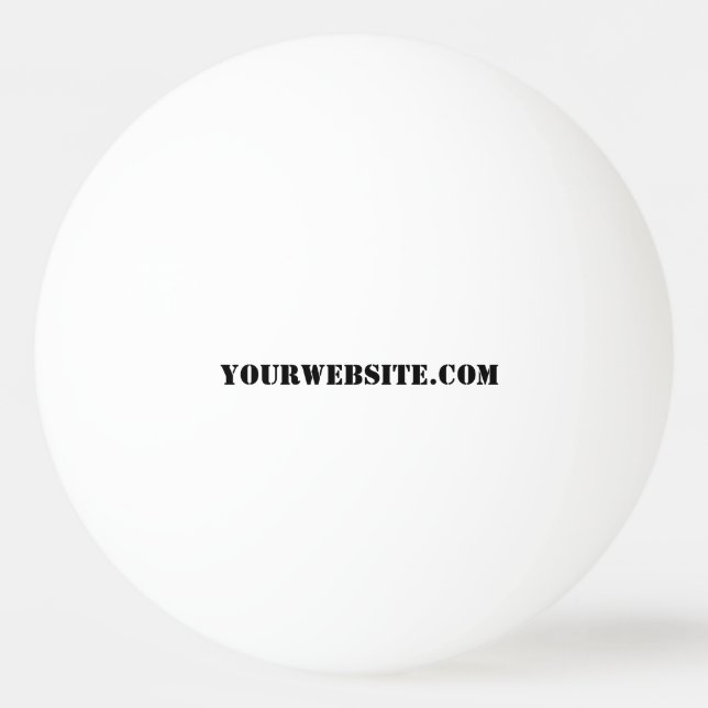 YourWebSite.com Tischtennisball (Vorderseite)