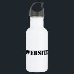 YourWebSite.com Trinkflasche<br><div class="desc">"YourWebSite.com" Ersetzen Sie die .com-Adresse durch Ihre Webadresse. Fügen Sie einen anderen Slogan oder Text hinzu.</div>