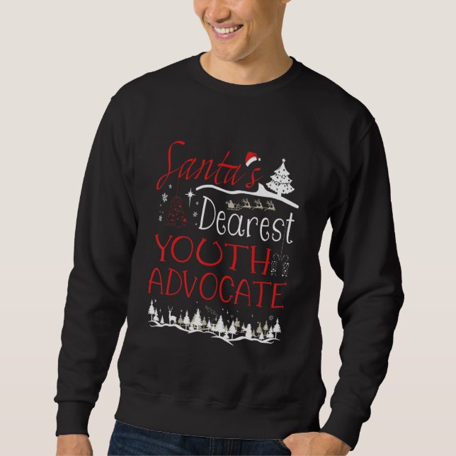 Youth Advocate Job Thanksgiving Sweatshirt (Vorderseite)
