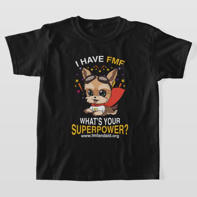 Youth FMF Superpower Black T-Shirt (Ablage )
