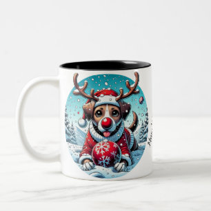Youth Mops Weihnachts-Shirt-Trend Zweifarbige Tasse