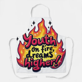 Youth motivational quote schürze
