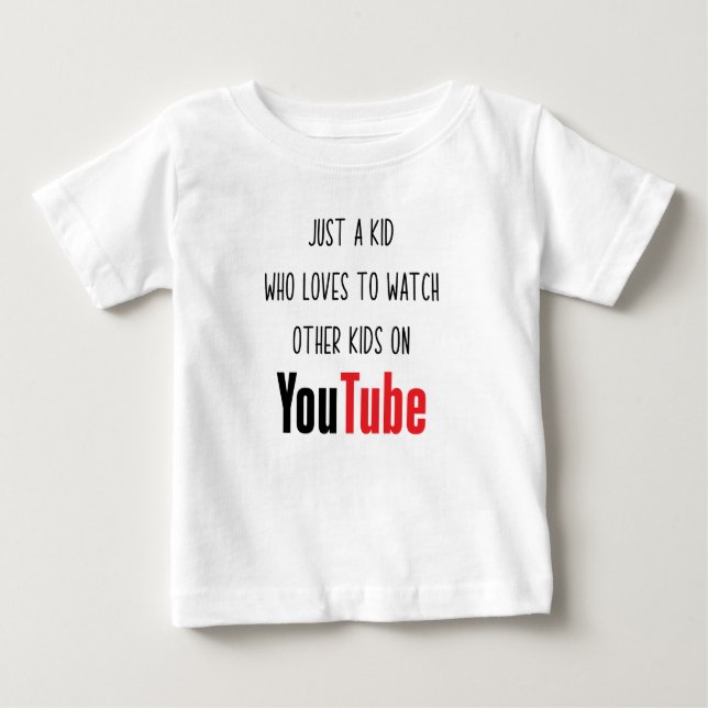 YouTube Baby T-shirt (Vorderseite)
