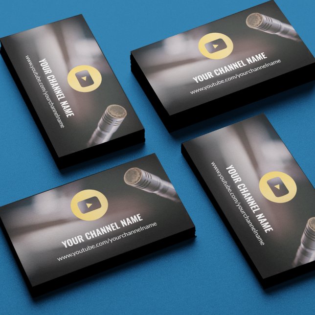 Youtube Channel Chic Foto Gold Business Card Visitenkarte (Von Creator hochgeladen)
