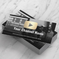 Youtube Channel Custom Photo Modern Gold Youtuber