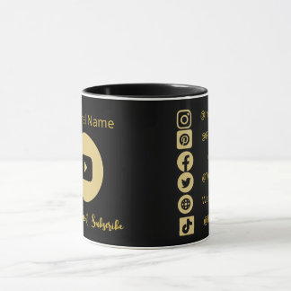 YOUTUBE CHANNEL SOCIAL MEDIA IST VLOGGER DUNK MODE TASSE