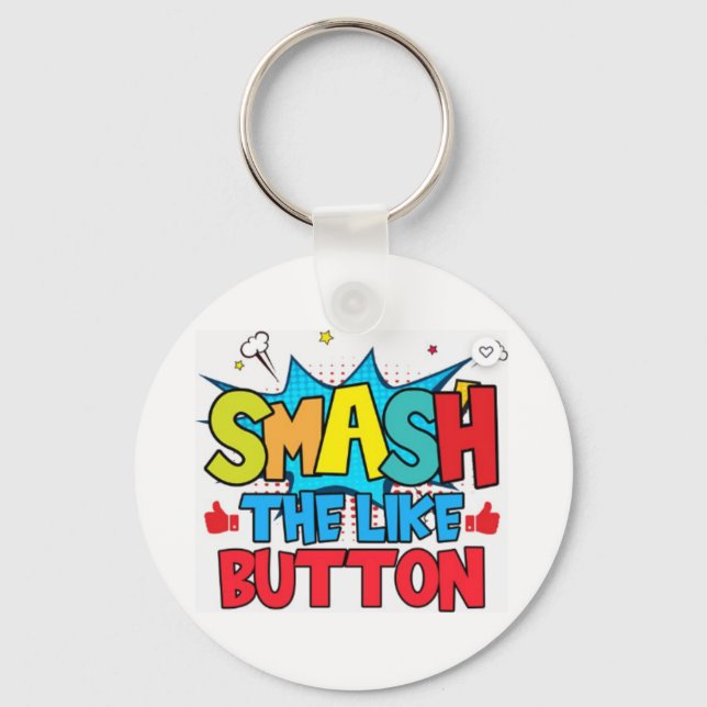 YouTube Channel Vlogger Youtuber Key Rings Schlüsselanhänger (Vorderseite)