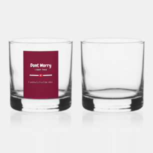 "YouTube Cowboy Whiskey Glas" 🥃🤠💀 Whiskyglas