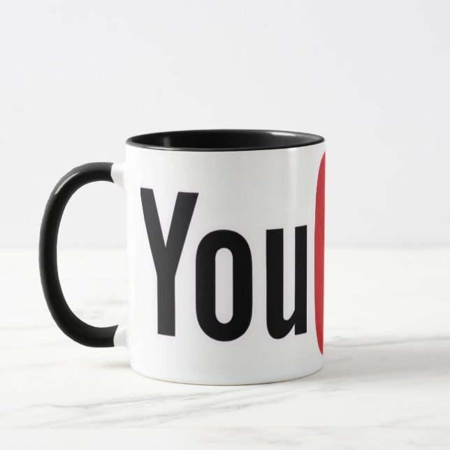 YouTube icon Mug Tasse (Links)