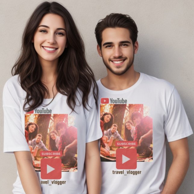 Youtube-Kanal-Promo-Foto T-Shirt (Youtube promotional t-shirt to increase your subscribers )