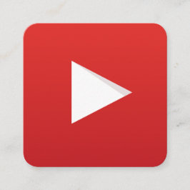 YouTube-Kanal Quadratische Visitenkarte