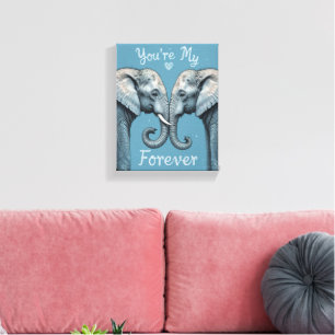 Youtube My Forever Romantic Elephant Liebe Art Leinwanddruck