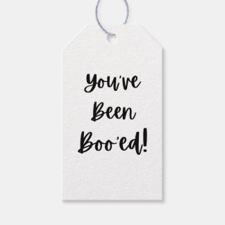 You've been Boo'ed! Cute Halloween Gift Tags Geschenkanhänger