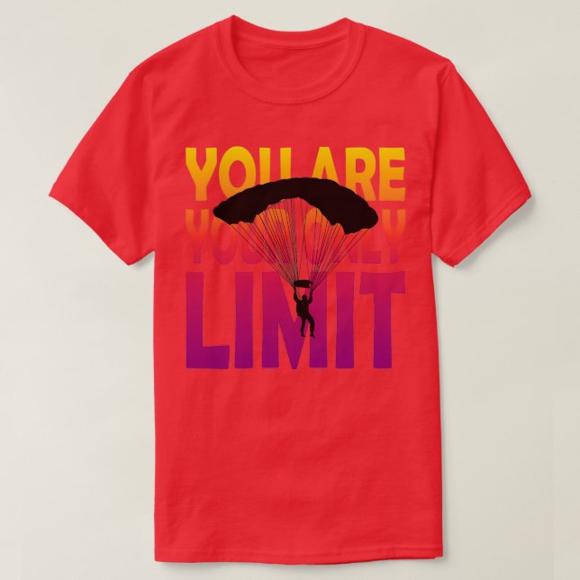 Youx27re ist das einzige Limit für Basisjumper Amp T-Shirt (Design vorne)