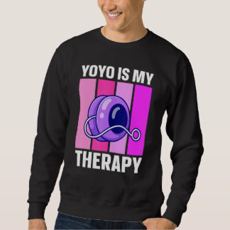 YoYo ist meine Therapie Retro Sweatshirt