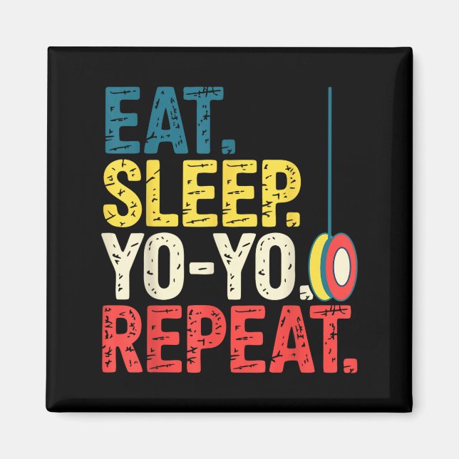 Yoyo Player Yo-yo Enthusiast  Magnet (Vorne)