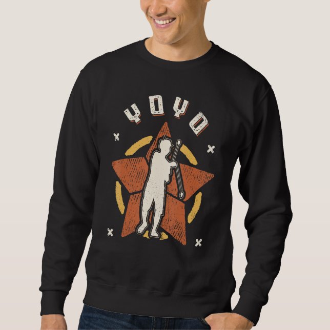 Yoyo Vintage Retro Classic Sweatshirt (Vorderseite)