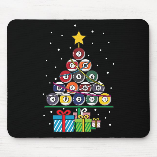 YOYOOES Sport- und Aktivitätsgeschenke Billiard Ll Mousepad (Vorne)