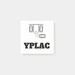 YPLAC Post It Notes - ideal für Autofenster Post-it Klebezettel