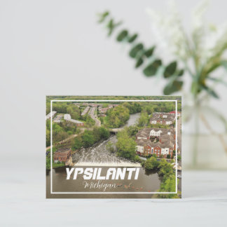 Ypsilanti Michigan Dam Postcard Postkarte