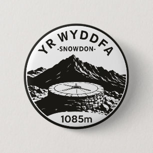 Yr Wyddfa Snowdon 1085m Gipfel-Erfolg Button