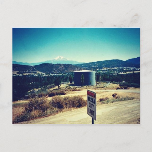 Yreka California Postkarte (Vorderseite)