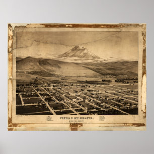 Yreka, Kalifornien (1884) Poster