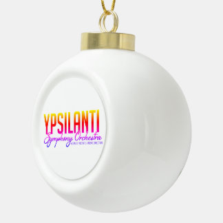 YSO Bulb Color Logo Keramik Kugel-Ornament