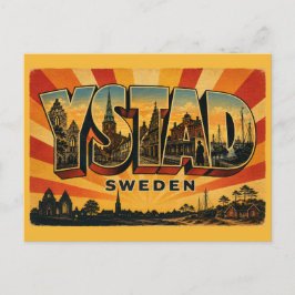 Ystad Schweden Wallanders Stadt Postkarte