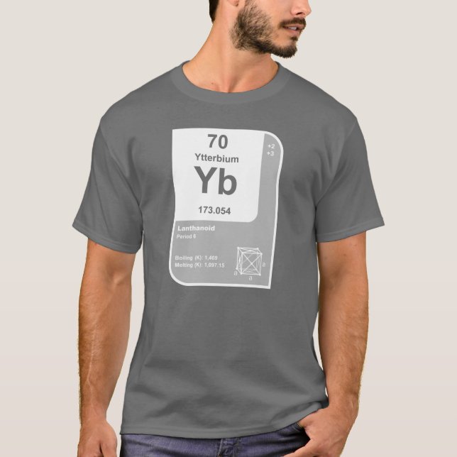 Ytterbium (Yb) T-Shirt (Vorderseite)