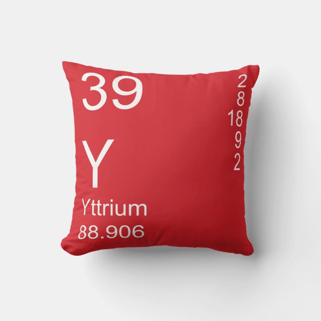 Yttrium Kissen (Vorderseite)