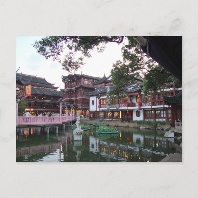 Yu Garden ~ Shanghai Postkarte (Vorderseite)